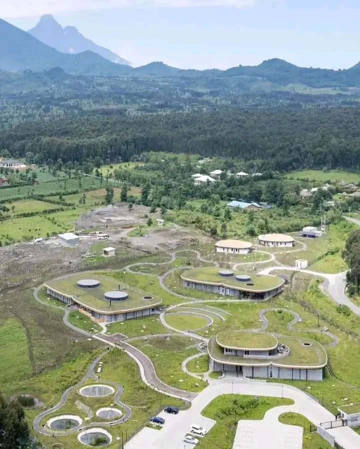Aerial View Ellen Degeneres Campus